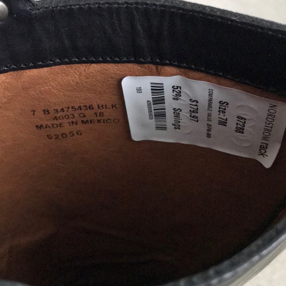 NWT Frye Melissa Stud Back Zip Boots - Picture 7 of 13